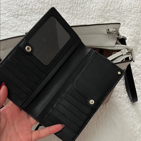 Kate Spade Black and Cream Satchel Set - Picture 2 of 4